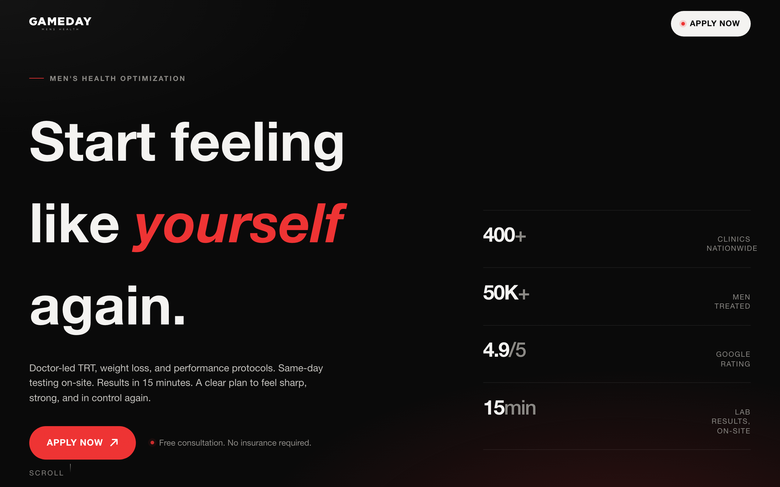 Landing page preview